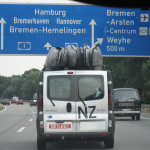 Boats all loaded up on the van!