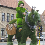 Awesome grass horse we saw on our travels