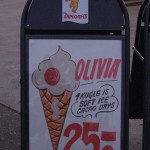 An ice cream called Olivia