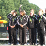 On the Podium at the 2006 World Champs in Amsterdam