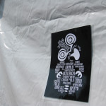 Decorations on the outside of our team tent at the 2010 World Champs in Italy