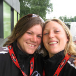 Olivia and teammate Tania