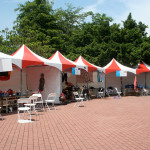 The “athlete lounges” at the World Games